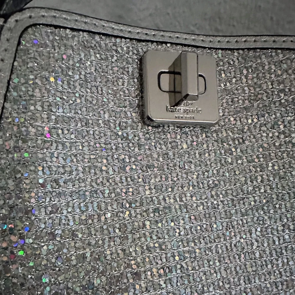 NWT KATE SPADE Phoebe Glitter Mini‎ Top Handle Crossbody